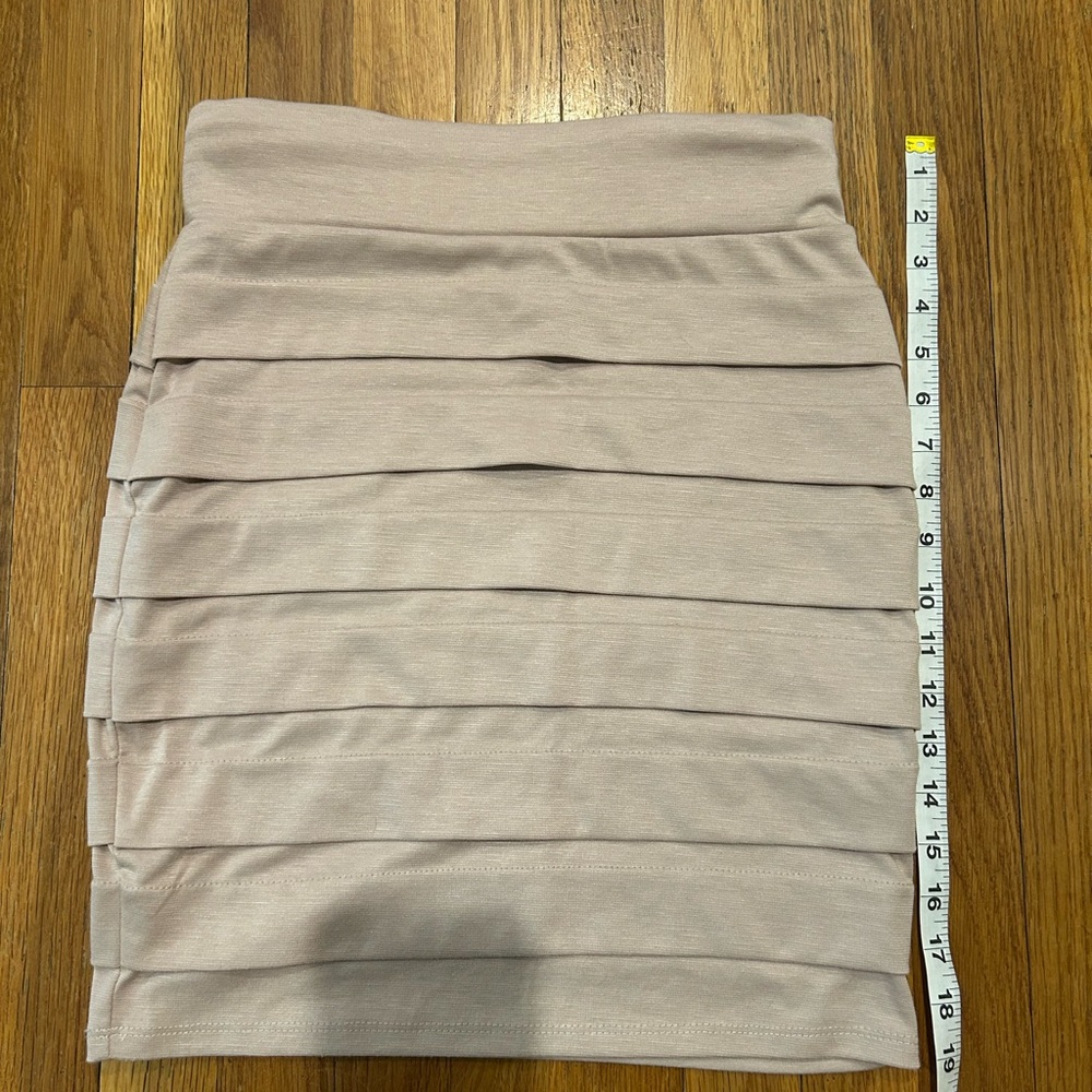 BOGO Bodycon Tan Pencil Skirt